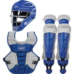 Rawlings Youth Royal/White VELO 2.0 Catcher's Gear Box Set: CSV2Y-R/W