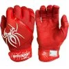 2023 Spiderz Pro Model Batting Gloves: Red/White