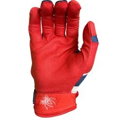 2023 Spiderz Pro Model Batting Gloves: White/Red/Navy 7 2023 Spiderz Pro Model Batting Gloves: White/Red/Navy -Passion Baseball 2023SpiderzProModelBattingGloves White Red Navy2023SpiderzProModelBattingGloves White Red Navy 2