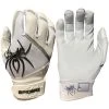 2023 Spiderz Pro Model Batting Gloves: White/Black/Silver 1 2023 Spiderz Pro Model Batting Gloves: White/Black/Silver -Passion Baseball 2023SpiderzProModelBattingGloves White Title