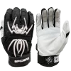 2022 Spiderz ENDITE Batting Gloves: Black And White -Passion Baseball 22EnditeBlackWhite