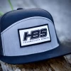 Headbanger Sports Lifestyle Pacific P787 6-Panel Arch Snapback Hat: Black / Heather Grey 2 Headbanger Sports Lifestyle Pacific P787 6-Panel Arch Snapback Hat: Black / Heather Grey -Passion Baseball 28