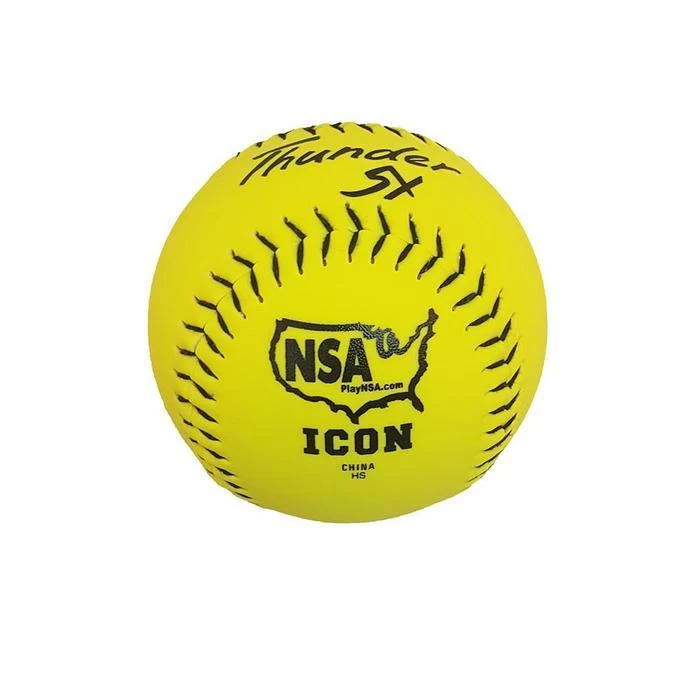 Dudley Thunder SY HYCON ICON NSA 12" Synthetic Slowpitch Softballs (DOZEN): 4E824Y 4 Dudley Thunder SY HYCON ICON NSA 12" Synthetic Slowpitch Softballs (DOZEN): 4E824Y - Image 2