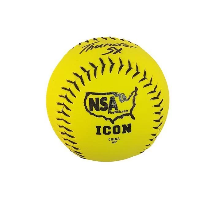 Dudley Thunder SY HYCON ICON NSA 11" Synthetic Slowpitch Softballs (DOZEN): 4E902Y 4 Dudley Thunder SY HYCON ICON NSA 11" Synthetic Slowpitch Softballs (DOZEN): 4E902Y - Image 2