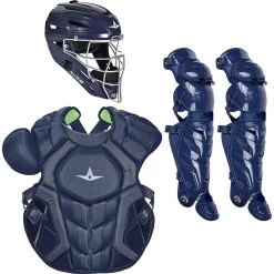 All-Star S7 AXIS (Adult) Solid Catcher's Kit NOCSAE APPROVED: CKCCPRO1XS -Passion Baseball All StarS7AXIS Adult Catcher sKitNOCSAEAPPROVED CKCCPRO1XNavy