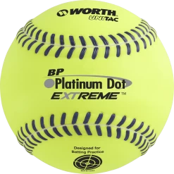 Worth Platinum Dot EXTREME Batting Practice Softballs: BPX12U