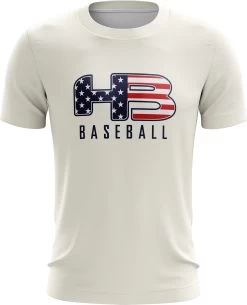 Headbanger Sports Exclusive " HB Sports Baseball" Short Sleeve Jersey -Passion Baseball Baseball Cream