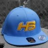 Headbanger Sports I8503 Cap America Flexfit Perforated Performance Hat: Powder Blue & Yellow -Passion Baseball CAROLINA YELLOW