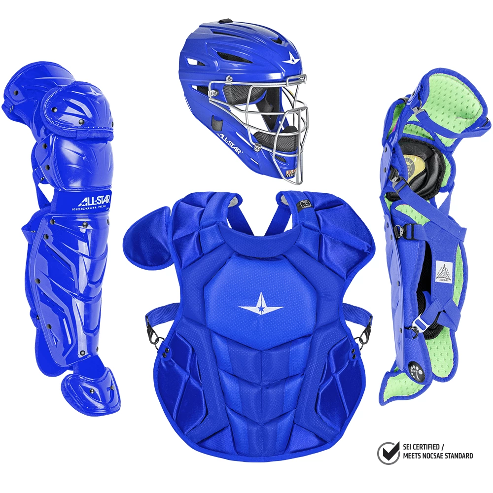 All-Star S7 Axis Elite (Ages 12-16) Solid Catcher's Kit NOCSAE Approved: CKCC1216S7XS 6 All-Star S7 Axis Elite (Ages 12-16) Solid Catcher's Kit NOCSAE Approved: CKCC1216S7XS - Image 4