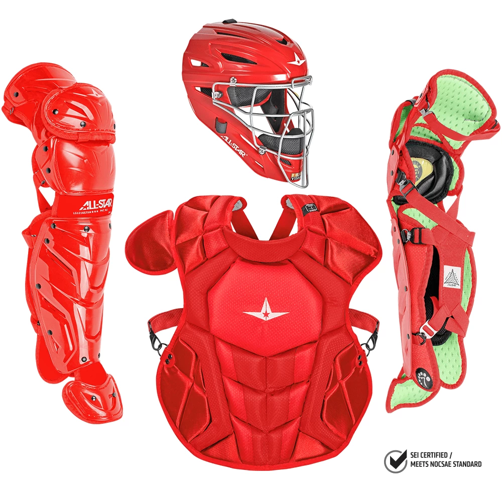 All-Star S7 Axis Elite (Ages 12-16) Solid Catcher's Kit NOCSAE Approved: CKCC1216S7XS 7 All-Star S7 Axis Elite (Ages 12-16) Solid Catcher's Kit NOCSAE Approved: CKCC1216S7XS - Image 5