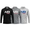 Headbanger Sports Exclusive Ultra Lightweight Long Sleeve Hoodies: Stars & Bars -Passion Baseball CoverImage1