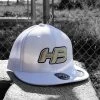 Headbanger Sports I8501 Cap America Flexfit Performance Trucker Mesh Back Hat: White & Gold -Passion Baseball Gold1