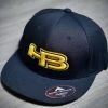 HB Sports Exclusive ES811 Fitted Hat: Black And Yellow