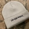Headbanger Sports OG Logo'd Cuff Beanies: Grey -Passion Baseball HeadbangerLogo