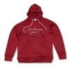Headbanger Sports Performance Fleece Line Hoodie W/ Kangaroo Pocket: Deep Red -Passion Baseball HeadbangerSportsRedHoodie
