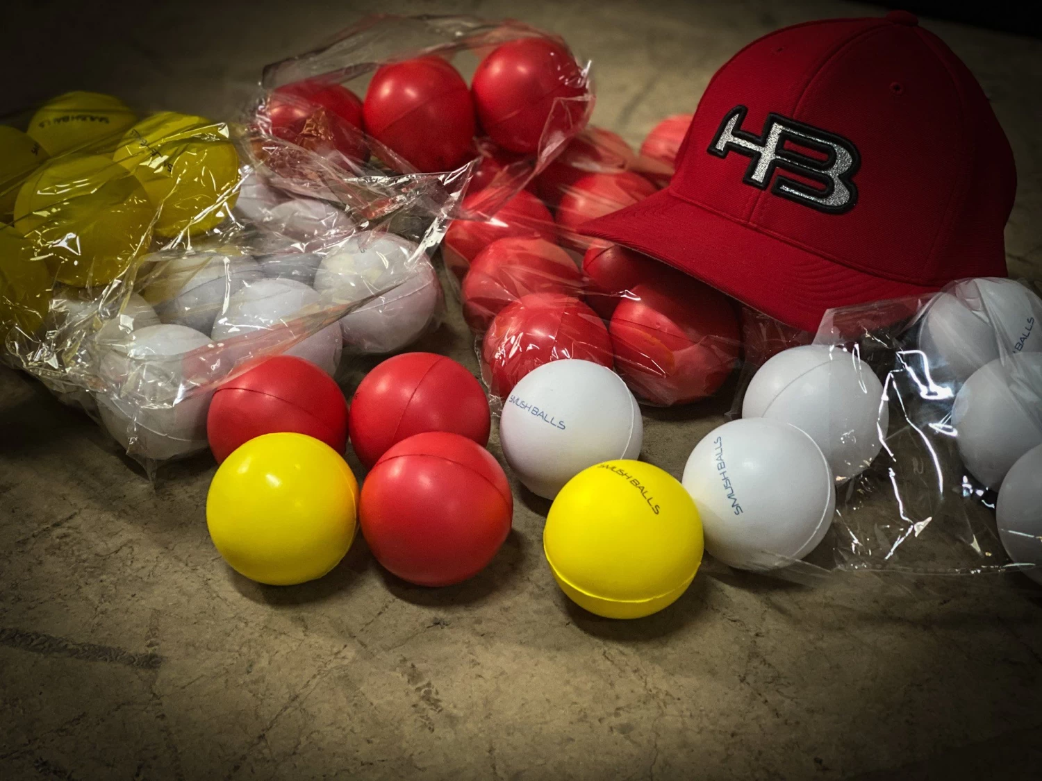 One Dozen (12) SMUSHBALLS The Ultimate Indoor & Outdoor Batting Practice Ball: Red 4 One Dozen (12) SMUSHBALLS The Ultimate Indoor & Outdoor Batting Practice Ball: Red - Image 2