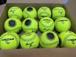 Dudley Thunder SY Slowpitch Softball 12” USSSA PRO M – (DOZEN): 4U555 5 Dudley Thunder SY Slowpitch Softball 12” USSSA PRO M – (DOZEN): 4U555 -Passion Baseball IMG 5766