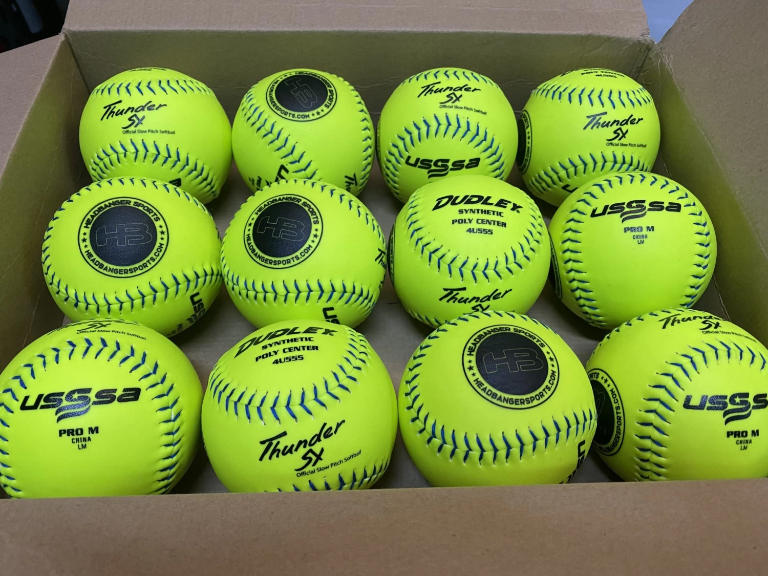 Dudley Thunder SY Slowpitch Softball 12” USSSA PRO M – (DOZEN): 4U555 4 Dudley Thunder SY Slowpitch Softball 12” USSSA PRO M – (DOZEN): 4U555 - Image 2