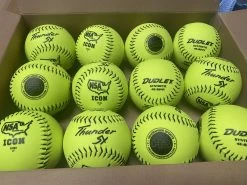 Dudley Thunder SY HYCON ICON NSA 12" Synthetic Slowpitch Softballs (DOZEN): 4E824Y 7 Dudley Thunder SY HYCON ICON NSA 12" Synthetic Slowpitch Softballs (DOZEN): 4E824Y -Passion Baseball IMG 5781