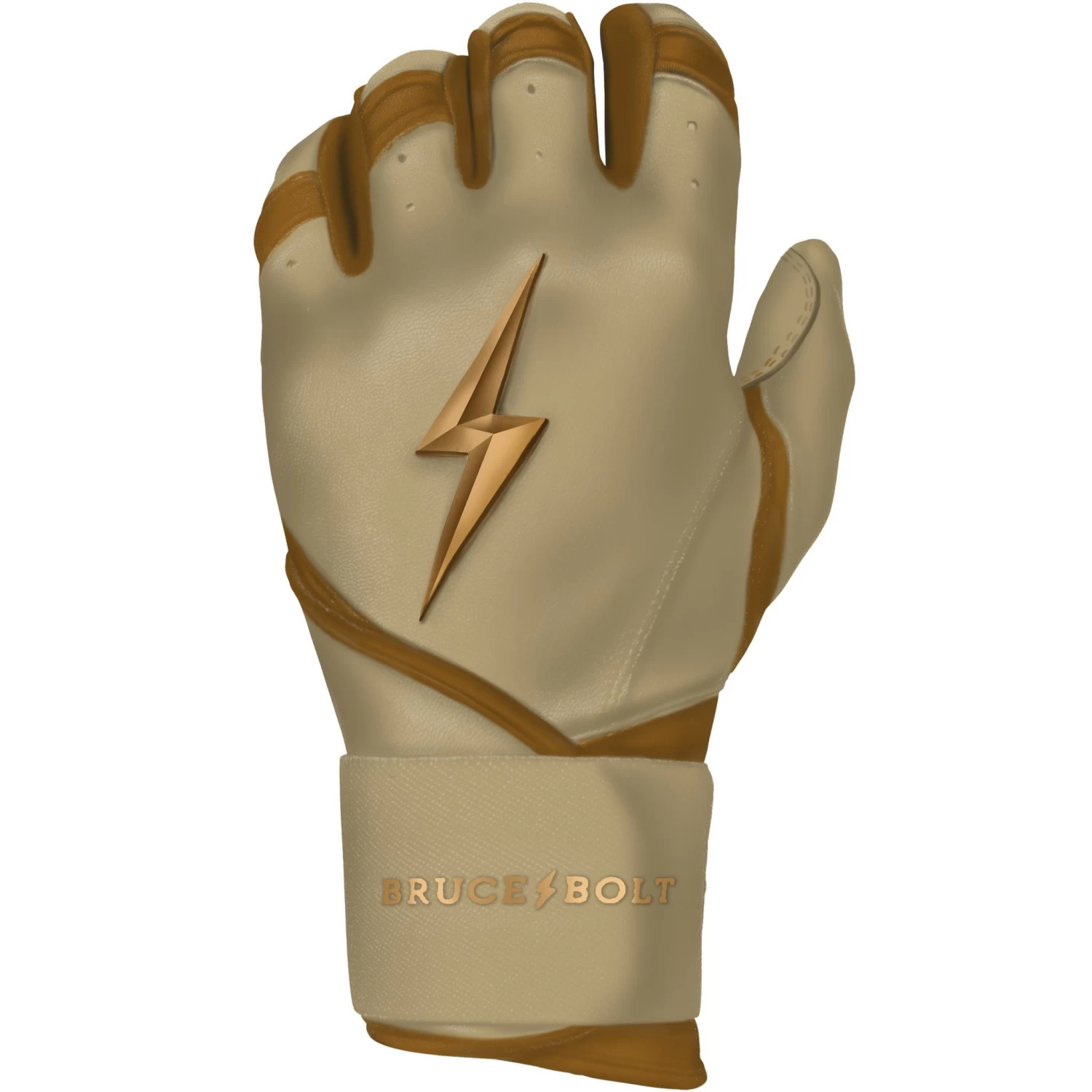 Bruce Bolt PREMIUM PRO Gold Series Batting Gloves: Long Cuff 7 Bruce Bolt PREMIUM PRO Gold Series Batting Gloves: Long Cuff - Image 5