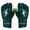 Bruce Bolt PREMIUM PRO Long Cuff Batting Gloves: Green