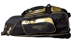 2022 Miken MK7X Championship Wheeled Roller Bag (Freak Gold Series): MKMK7X-CH-GLD