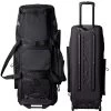 Miken MKMK7X Black Pro Wheeled Roller Bat Bag: MKMK7X-PRO-BLK 1 Miken MKMK7X Black Pro Wheeled Roller Bat Bag: MKMK7X-PRO-BLK -Passion Baseball MKMK7X PROBLACKFrontandBack