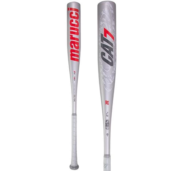 Marucci CAT 7 Silver (-8) USSSA Baseball Bat: MSBC728S 3 Marucci CAT 7 Silver (-8) USSSA Baseball Bat: MSBC728S