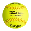 Worth 12" One Nation Super Gold Dot Extreme Slowpitch Softballs (One Dozen): ON12CY -Passion Baseball ON12CY