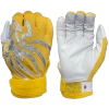 2022 Spiderz PRIZM Batting Gloves: Yellow/Silver 1 2022 Spiderz PRIZM Batting Gloves: Yellow/Silver -Passion Baseball PRIZM YellowSilver