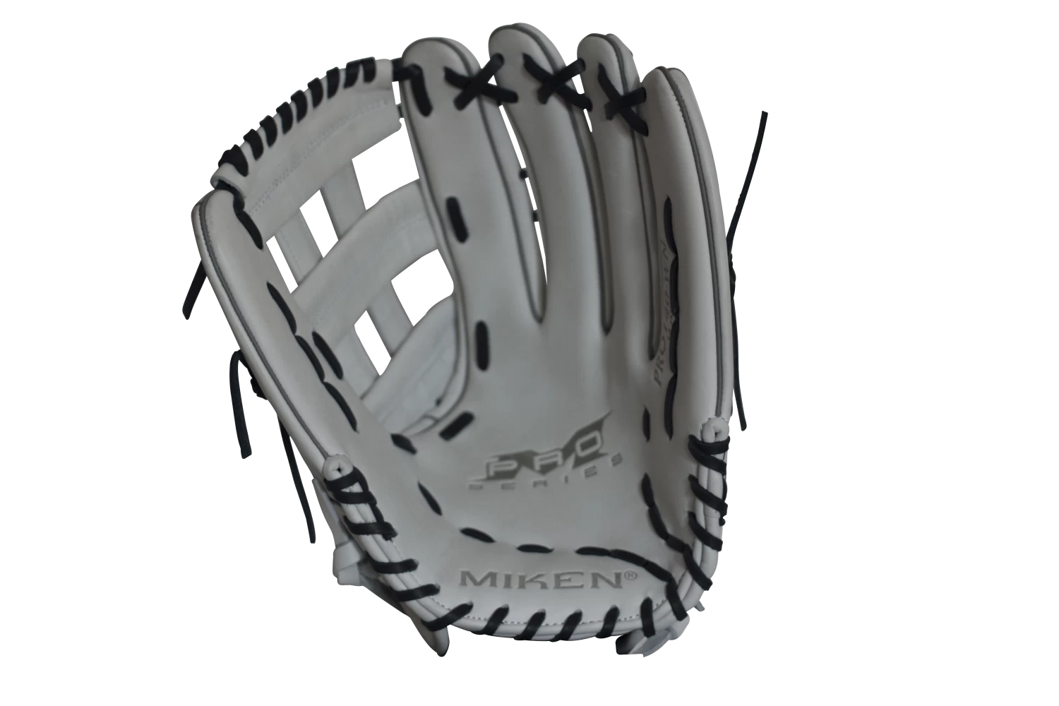 Miken Pro Series 14" Slow Pitch Fielding Glove - White/Navy: PRO140WN 5 Miken Pro Series 14" Slow Pitch Fielding Glove - White/Navy: PRO140WN - Image 3