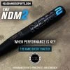 PURE Sports NDM2 12" 2 Piece Game Ready USSSA Slowpitch Softball Bat: M2FE -Passion Baseball PURE Sports NDM2 INSTA Campaign 2