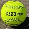 DeMarini RAZZO 12" PRO M USSSA Slowpitch Softballs (Dozen): WTDRZPMC12UB 2 DeMarini RAZZO 12" PRO M USSSA Slowpitch Softballs (Dozen): WTDRZPMC12UB -Passion Baseball PhotoMar11 121138PM