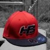 Headbanger Sports I8503 Cap America Flexfit Perforated Performance Hat: Red & Black 1 Headbanger Sports I8503 Cap America Flexfit Perforated Performance Hat: Red & Black -Passion Baseball RED BLACK