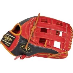 2023 Rawlings Heart Of The Hide ColorSync 7.0 12.75" Outfield Baseball Glove: RPRO3039-6SC -Passion Baseball RPRO3039 6SC Front Side