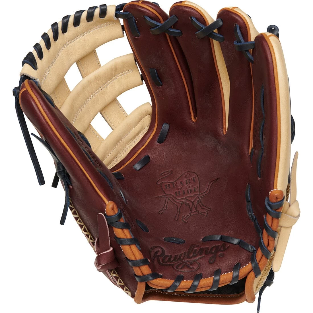 2023 Rawlings Heart Of The Hide ColorSync 7.0 R2G 12.25" Infield/Outfield Baseball Glove: RPRORKB17SH 4 2023 Rawlings Heart Of The Hide ColorSync 7.0 R2G 12.25" Infield/Outfield Baseball Glove: RPRORKB17SH - Image 2