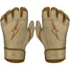 Bruce Bolt PREMIUM PRO Gold Series Batting Gloves: Short Cuff -Passion Baseball SC GLD HERO