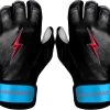Bruce Bolt PREMIUM PRO BRINSON Series Short Cuff Batting Gloves: Black