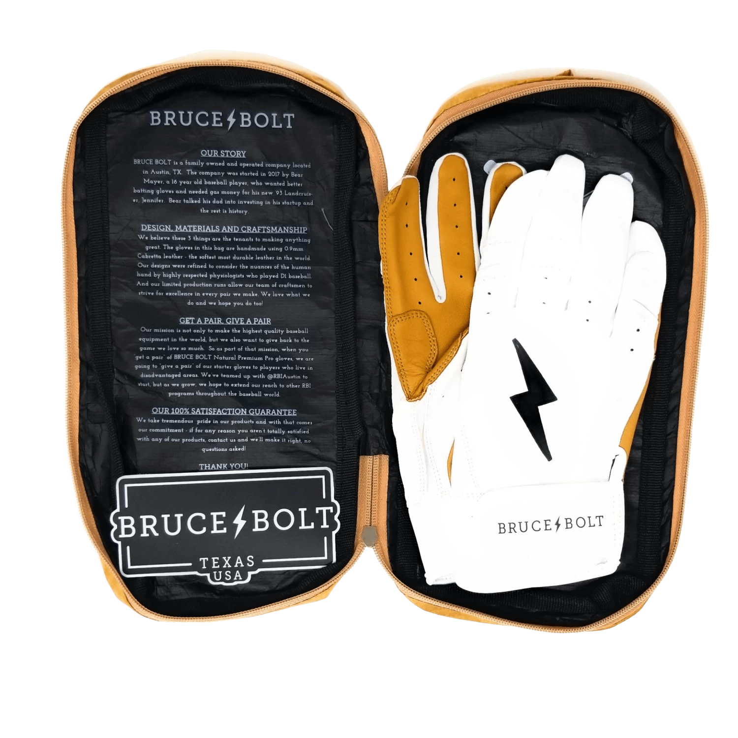 Bruce Bolt PREMIUM PRO Short Cuff Batting Gloves: White 8 Bruce Bolt PREMIUM PRO Short Cuff Batting Gloves: White - Image 6