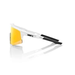 100% SPEEDCRAFT Sunglasses Soft Tact Off White - HiPER Red Multilayer Mirror Lens -Passion Baseball SP21 SPEEDCRAFT 60007 00009 PROFILE