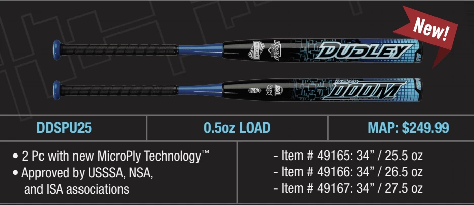 2020 Dudley Doom End-Loaded USSSA Slowpitch Softball Bat: DDSPU25 4 2020 Dudley Doom End-Loaded USSSA Slowpitch Softball Bat: DDSPU25 - Image 2