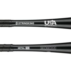 StringKing Metal PRO (-10) USA Baseball Bat: SKUSMP10 10 StringKing Metal PRO (-10) USA Baseball Bat: SKUSMP10 -Passion Baseball StringKing Baseball Metal Pro USABat Bat 28 Inch Close Up base 2x