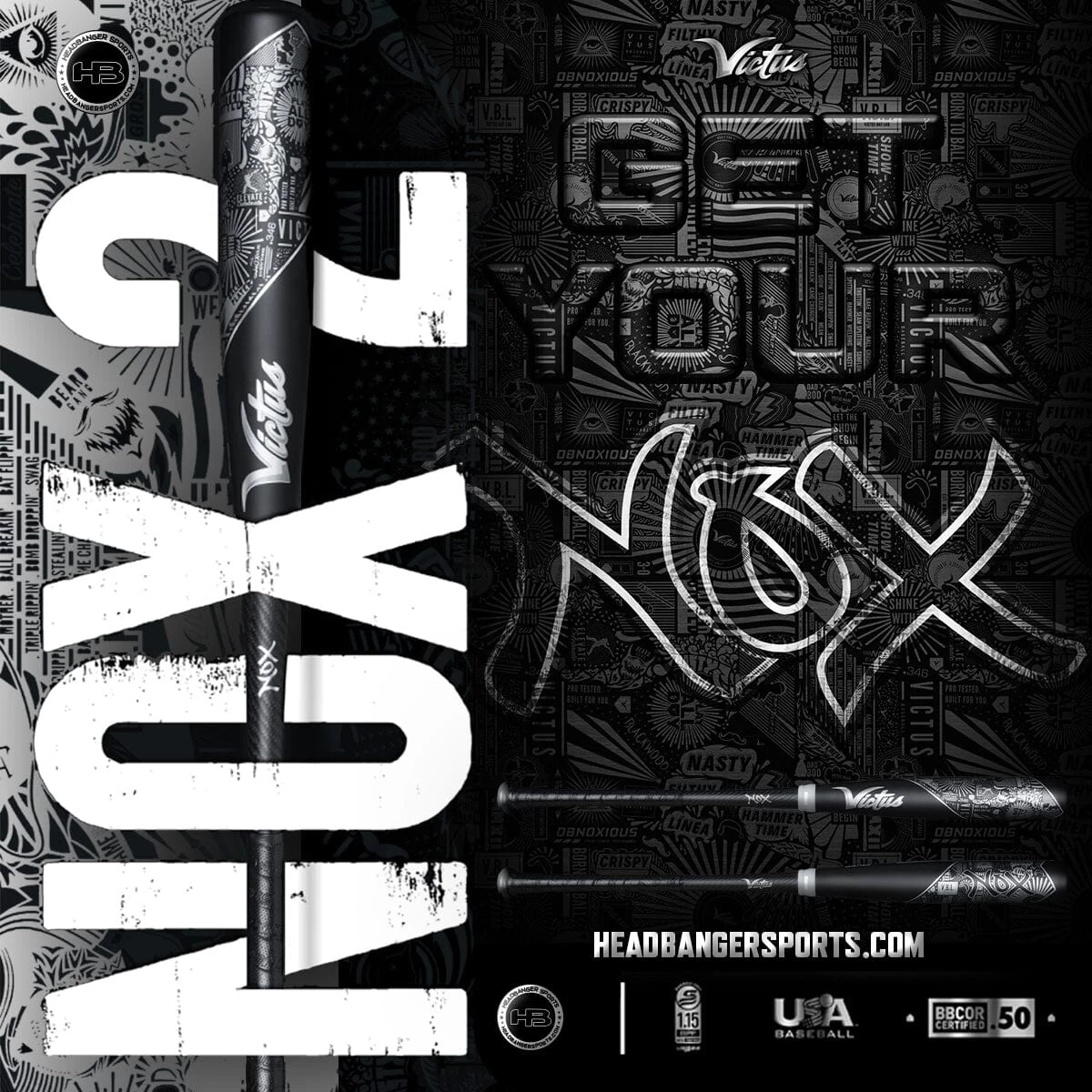 Victus NOX 2 Senior League (-5) USSSA Baseball Bat: VSBN2Y5 6 Victus NOX 2 Senior League (-5) USSSA Baseball Bat: VSBN2Y5 - Image 4