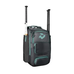 2022 DeMarini Spectre Baseball And Softball Backpack: WB57176 -Passion Baseball WB5717602 1 Spectre Backpack Grey Mint.png.cq5dam.web .1200.1200