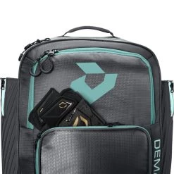 2022 DeMarini Spectre Baseball And Softball Backpack: WB57176 -Passion Baseball WB5717602 5 Spectre Backpack Grey Mint.png.cq5dam.web .1200.1200