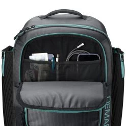 2022 DeMarini Spectre Baseball And Softball Backpack: WB57176 -Passion Baseball WB5717602 6 Spectre Backpack Grey Mint.png.cq5dam.web .1200.1200