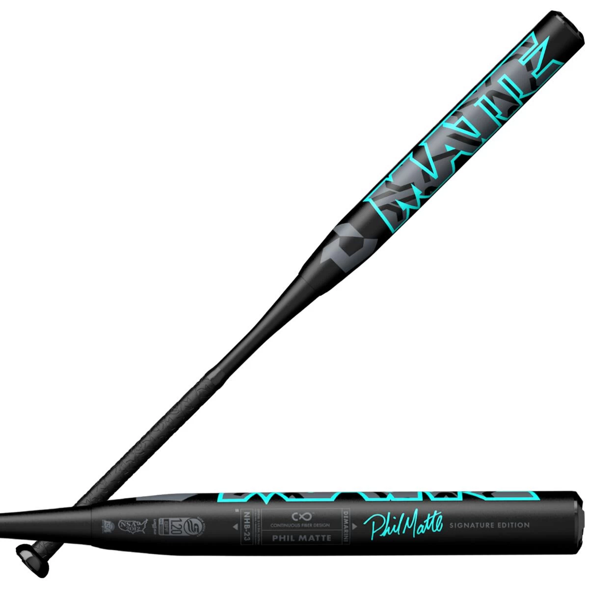 2023 DeMarini Phil Matte Signature 12" USSSA Slowpitch Softball Bat: WBD2415010 4 2023 DeMarini Phil Matte Signature 12" USSSA Slowpitch Softball Bat: WBD2415010 - Image 2