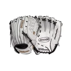2022 Wilson A1000 V125 12.5" Outfield/Pitcher's Fastpitch Softball Glove: WTA10RF22V125 -Passion Baseball WBW100182 8 A1000 FP V125 OF 125 White Black.png.cq5dam.web .1200.1200