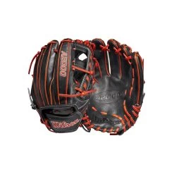 2022 Wilson A2000 1716 11.5" Infield Baseball Glove: WTA20RB221716 -Passion Baseball WBW100389 8 A2000 Leather 1716 IF 115 Black Copper.png.cq5dam.web .1200.1200