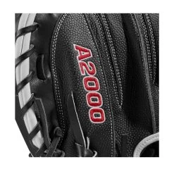 2022 Wilson A2000 M1DSS 33.5" Catcher's Mitt: WTA20RB22M1DSS -Passion Baseball WBW100401 5 A2000 M1D C 335 Black White Red.png.cq5dam.web .1200.1200